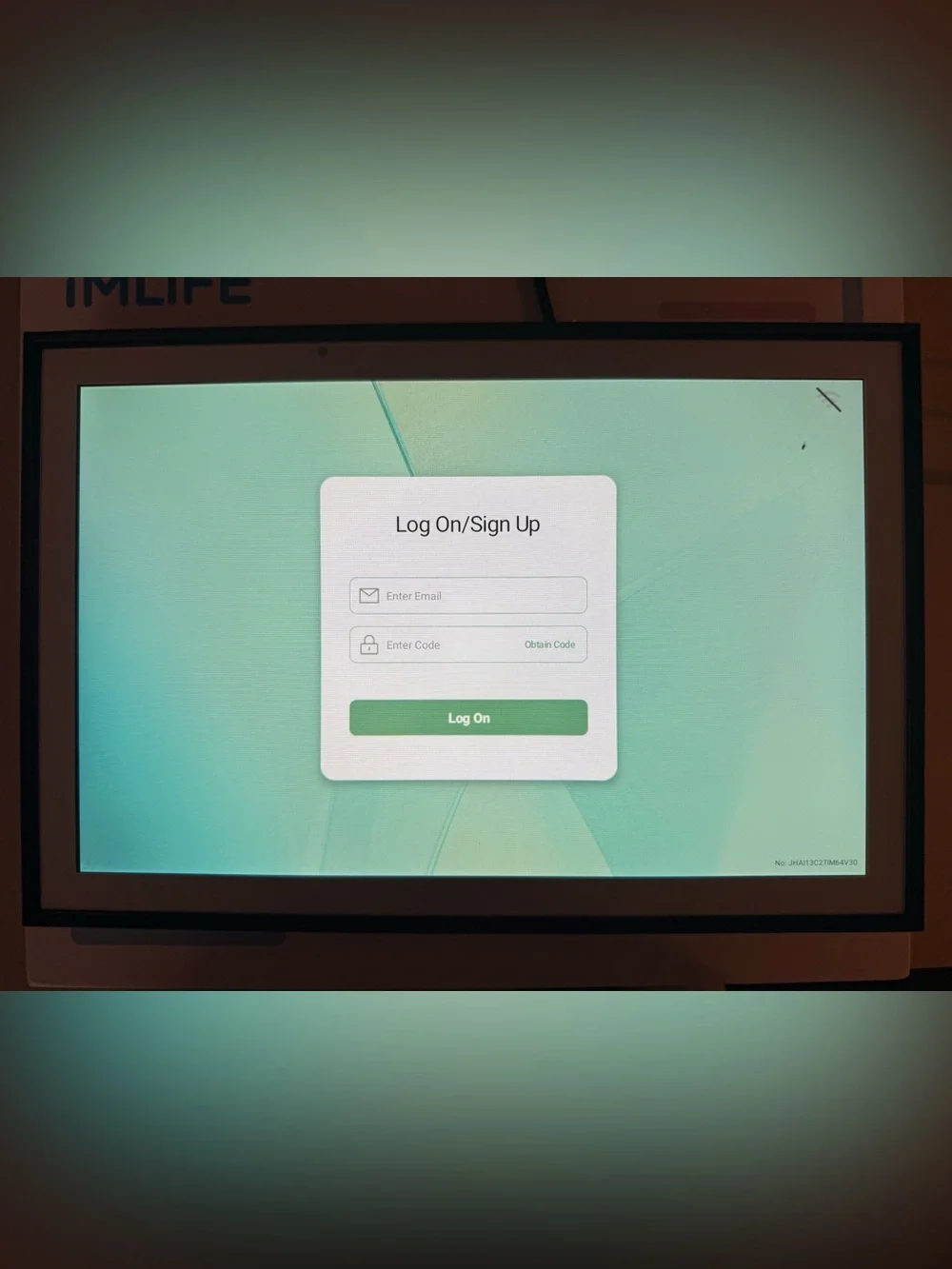 Black frame Touchtime Smart Calendar - Home Office Wall Planner
